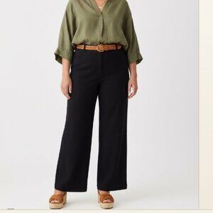 St. John Classic Black Straight Leg Trousers